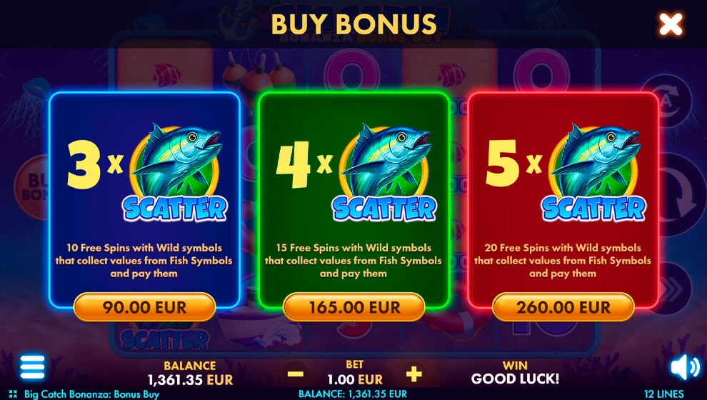 big catch bonanza perfect haul